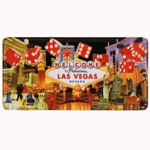 Las Vegas Miniature License Plate Magnet