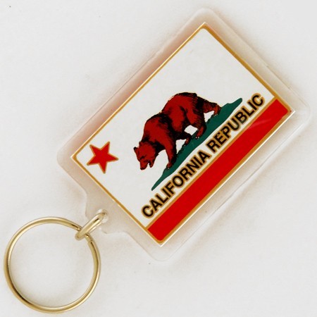 San Francisco - Cable Car Frontview Pewter Metal Key Chain