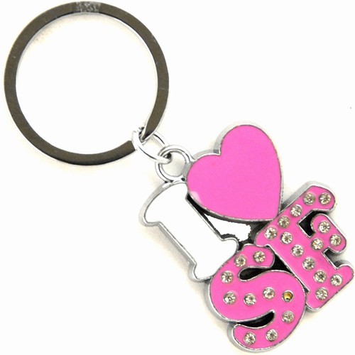 San Francisco Giants Glitter Stone Heart Key Chain