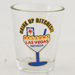 Las Vegas Drink Up Shotglass